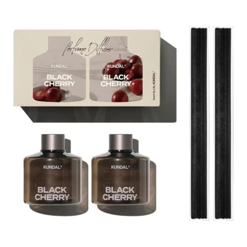 Kundal Аромадифузор для дому "Чорна вишня" Kundal Perfume Diffuser Black Cherry 200ml*2ea (набір) ver.2 200 мл