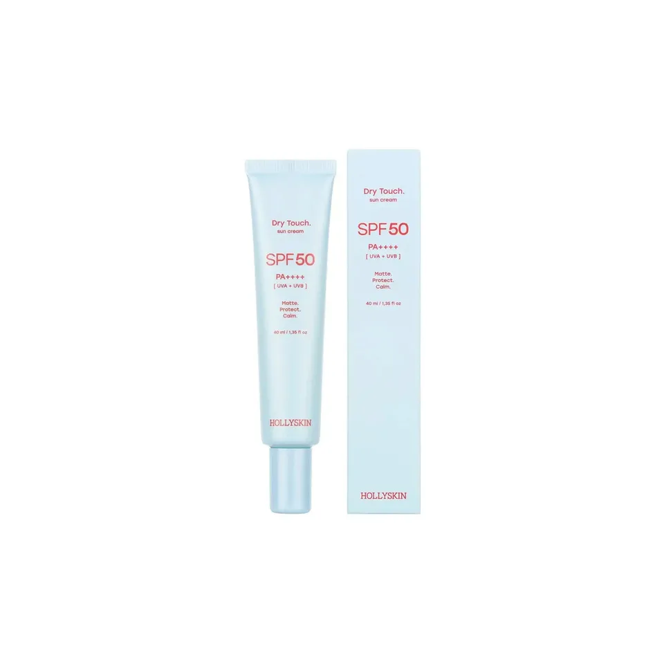 Hollyskin Матуючий сонцезахисний крем для обличчя Dry Touch. SPF 50
