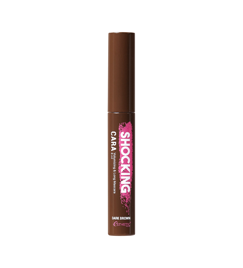 Esthetic House Shocking Cara Volumizing & Long Mascara Dark Brown 8 мл