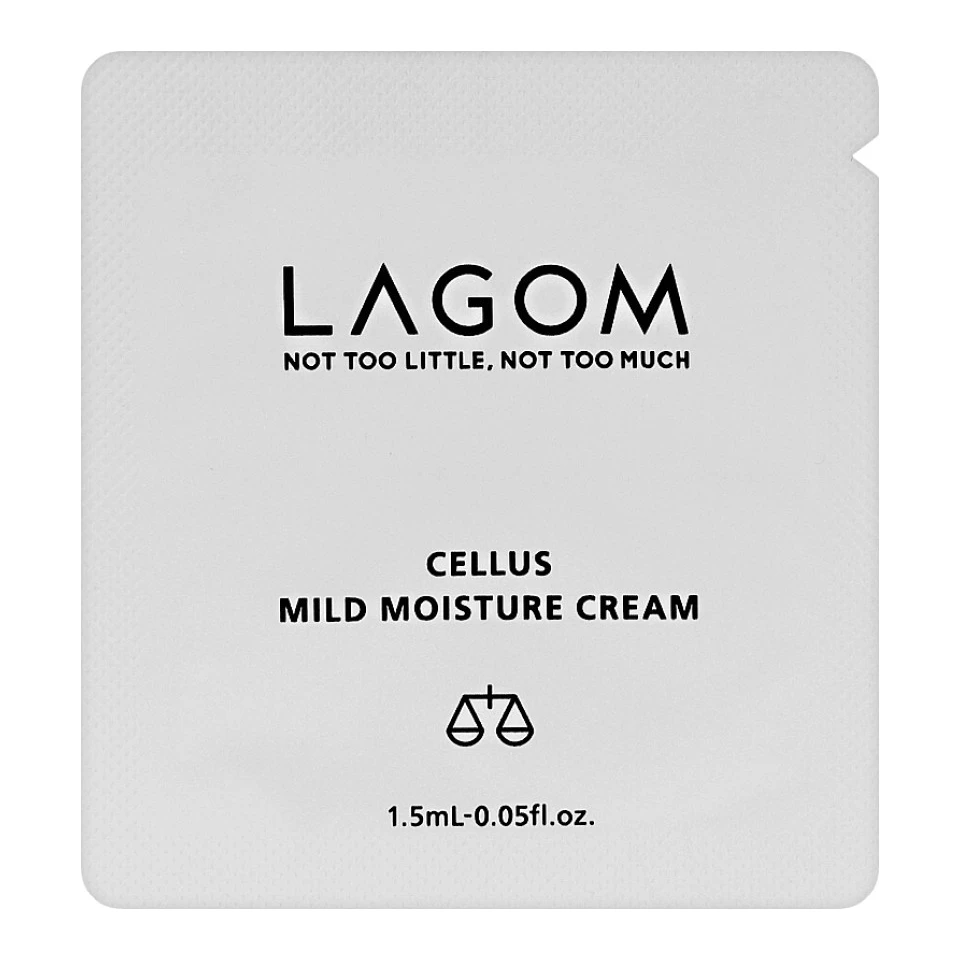 LAGOM Крем для обличчя (SACHET) CELLUS MILD MOISTURE CREAM 1.5 мл