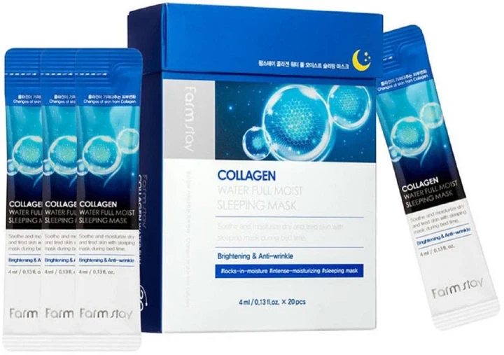 FarmStay Collagen Water Full Moist Sleeping Mask 1 шт.