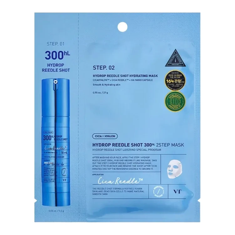 VT Cosmetics ( ) HYDROP REEDLE SHOT 300hL 2-STEP MASK 38 г