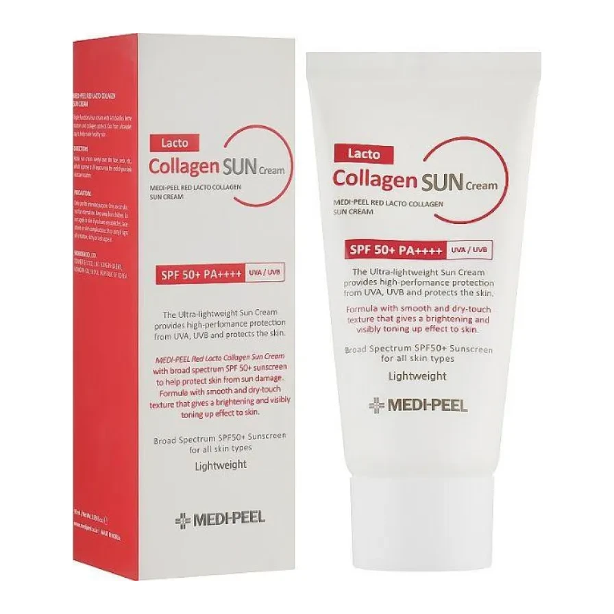 Medi-Peel Red Lacto Collagen Sun Cream SPF50+ PA++++ 50 мл