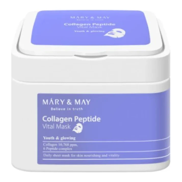 Mary&May Collagen Peptide Vital Mask 30 шт.
