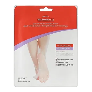 Jigott Маска-шкарпетки для ніг Jigott Vita Solution 12 Brightening Foot Care Pack