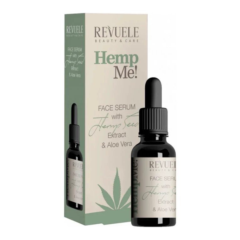 REVUELE Сироватка для обличчя зволожуюча з коноплею HEMP ME!, 30 мл