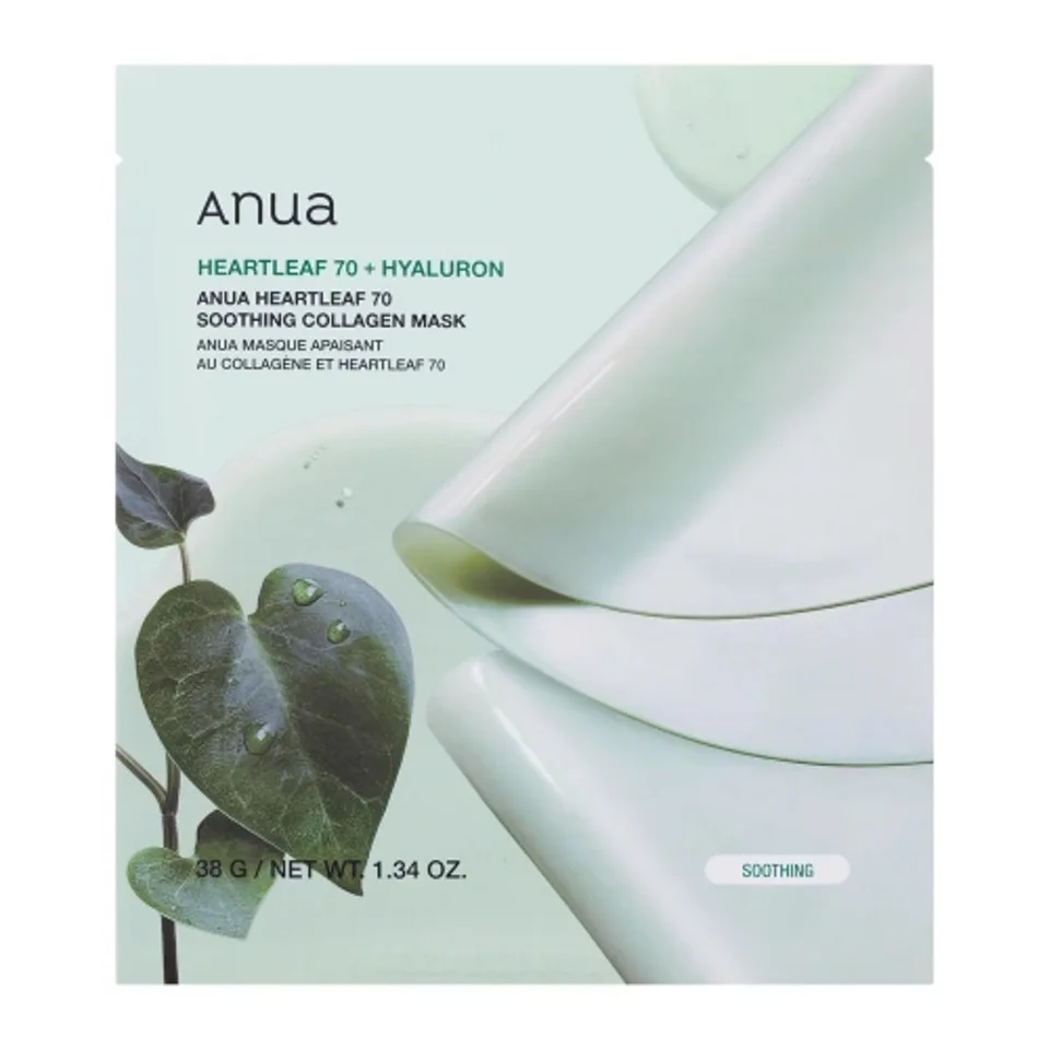 ANUA Heartleaf 70 Soothing Collagen Mask 38 г