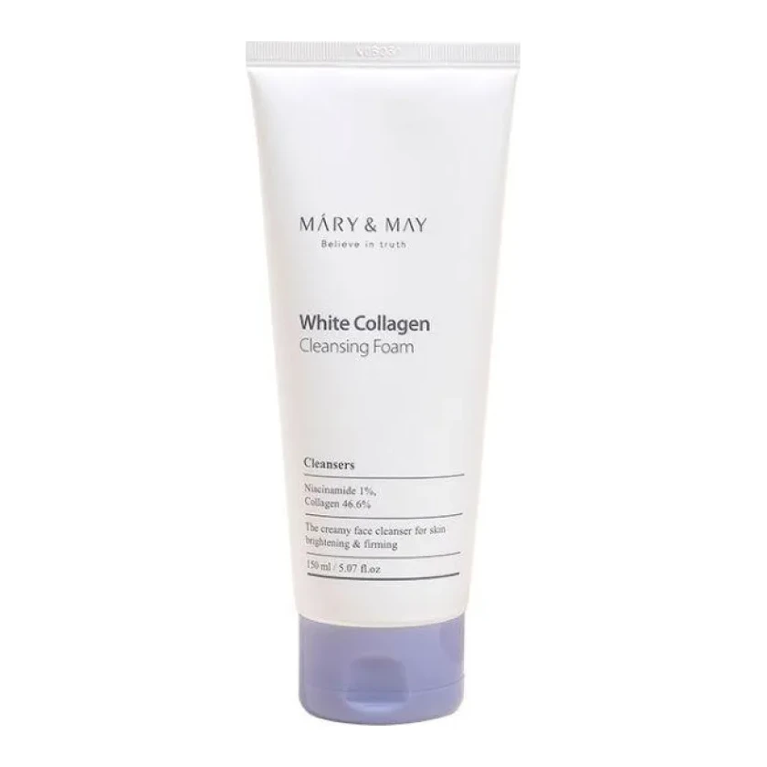 Mary&May White Collagen cleansing foam 150 мл