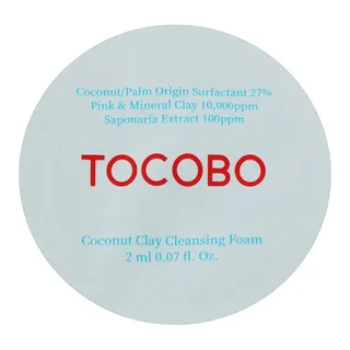 Tocobo Coconut Clay Cleansing Foam (sachet) 2 мл