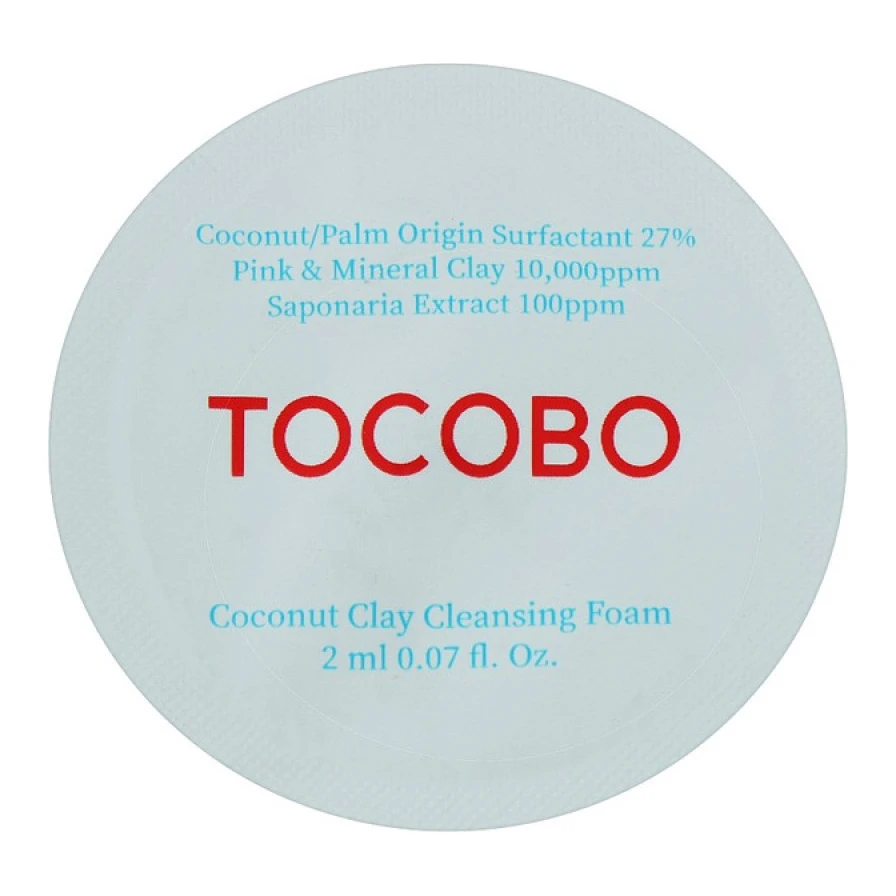 Tocobo Coconut Clay Cleansing Foam (sachet) 2 ml (sachet)