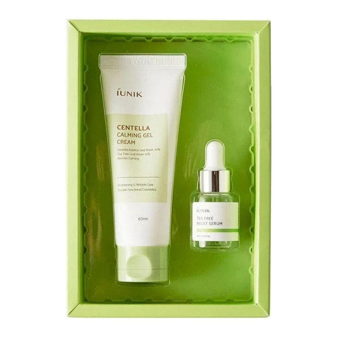Iunik Набір засобів заспокійливий з центелою для обличчя IUNIK Centella Skin Care Set (крем-гель IUNIK Cen