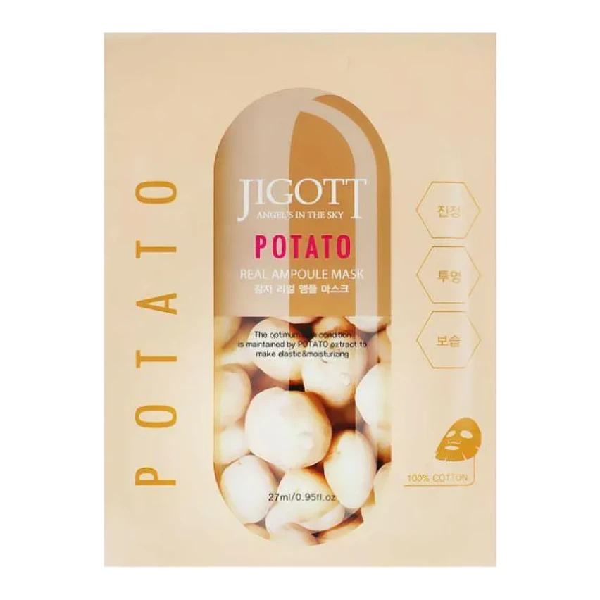 Jigott POTATO REAL AMPOULE MASK 27 мл