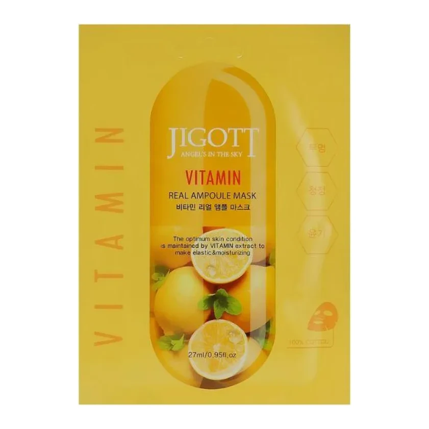 Jigott VITAMIN REAL AMPOULE MASK 27 мл