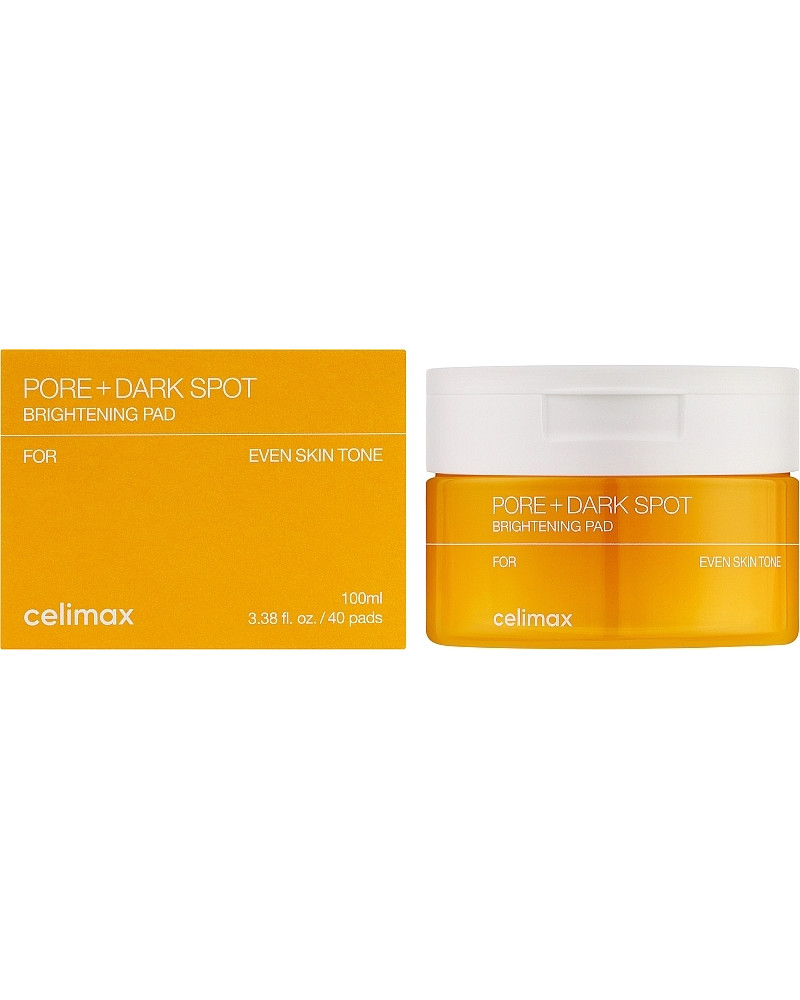 CELIMAX Освітлювальні пади Celimax Pore+Dark Spot Brightening Pad 40 падів 40 падів