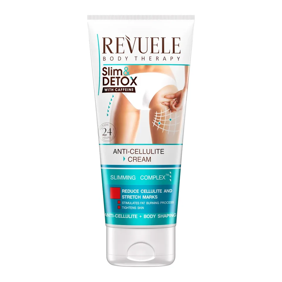 REVUELE Крем антицелюлітний SLIM&DETOX  з кофеїном, 200 мл