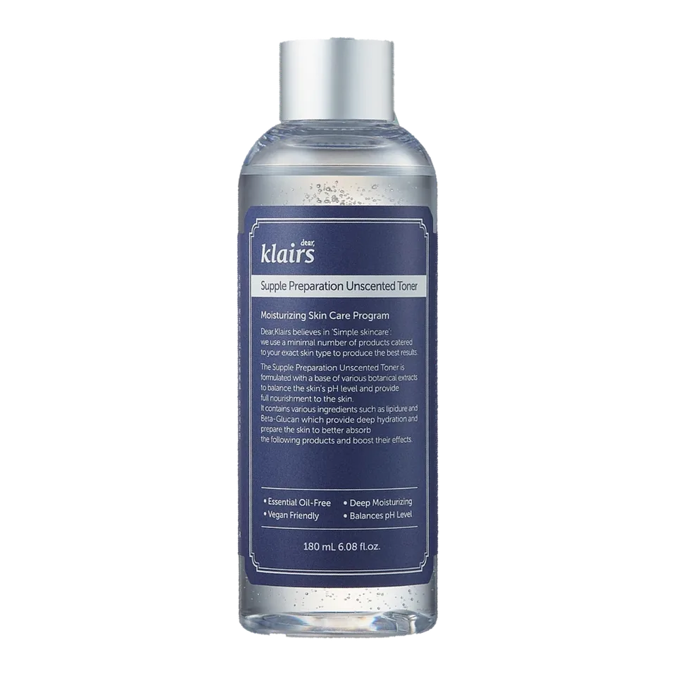 Dear Klairs Dear, Klairs Supple Preparation Unscented Toner 180 мл