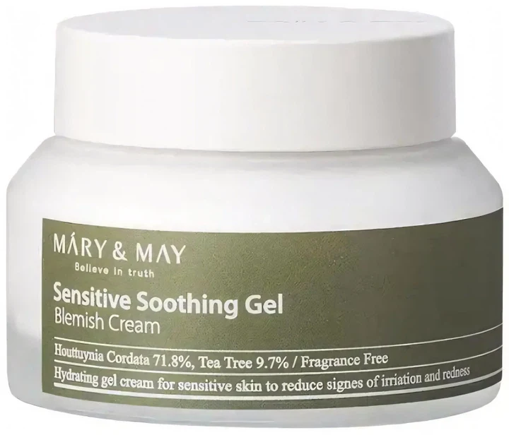 Mary&May Sensitive Soothing Gel Blemish Cream 70 г