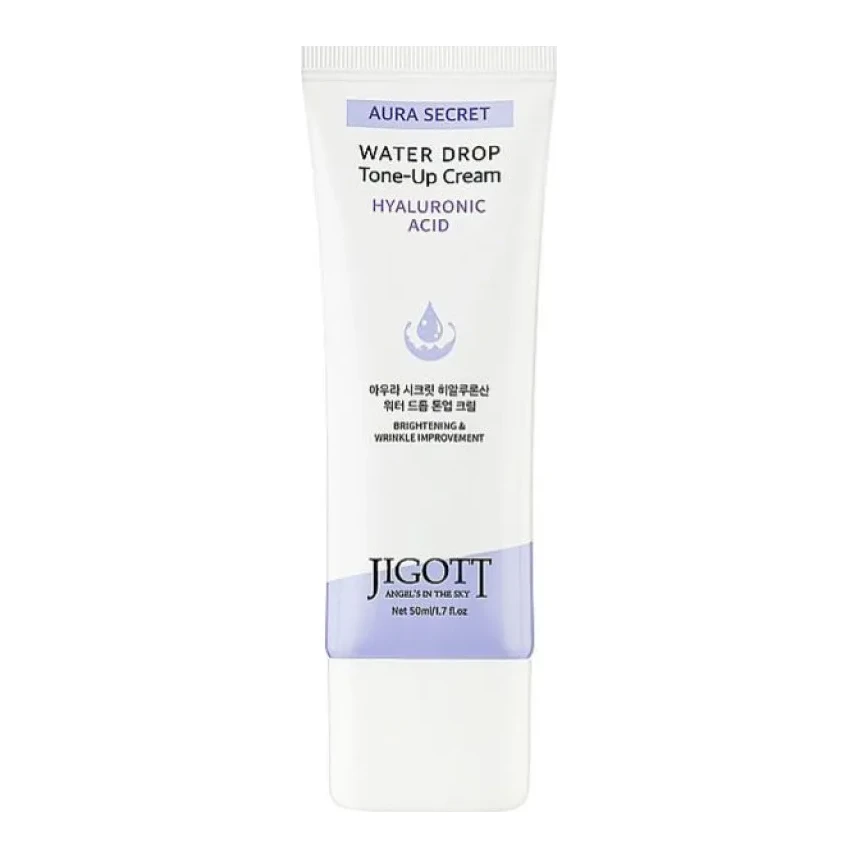 Jigott Aura Secret Hyaluronic Acid Water Drop Tone Up Cream 50 мл