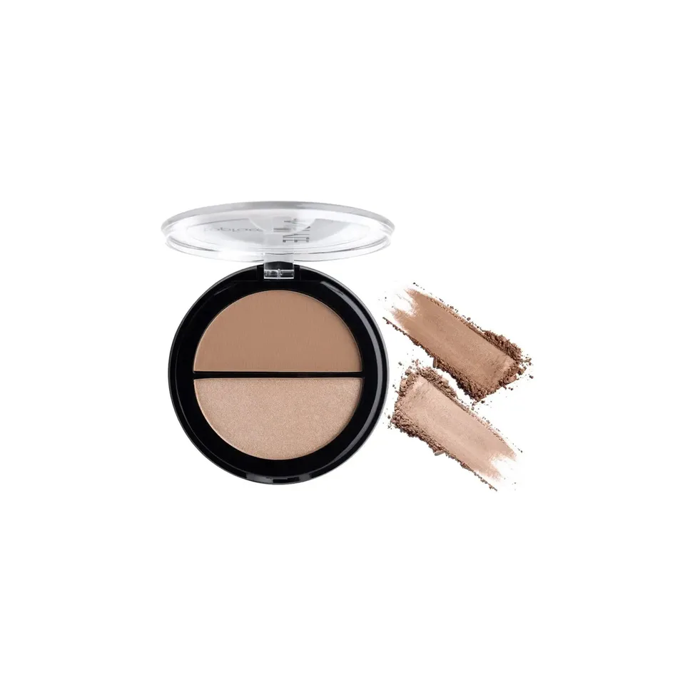 Topface Бронзер-хайлайтер для обличчя Instyle Contour & Highlighter №2