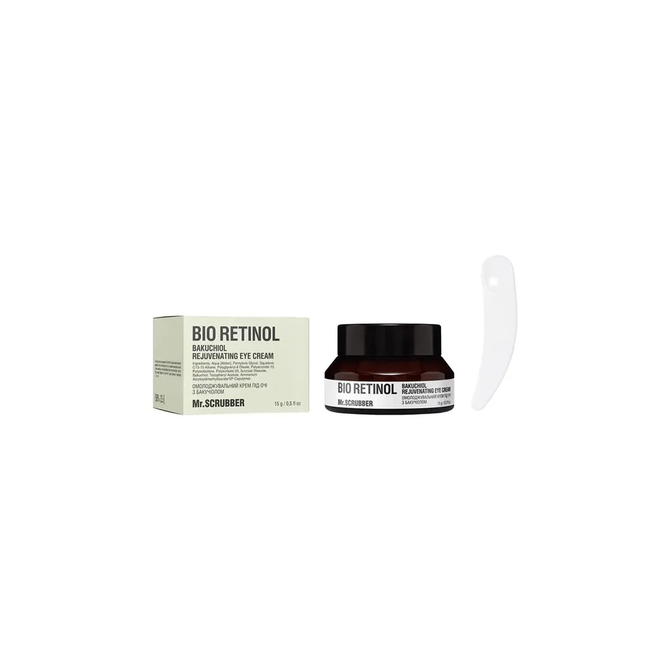 MR. SCRUBBER Омолоджувальний крем під очі Bio Retinol з бакучіолом