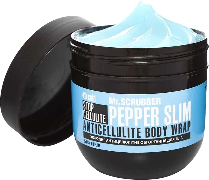 MR. SCRUBBER Холодне антицелюлітне обгортання для тіла Mr.Scrubber Stop Cellulite Pepper Slim Anticellulite Body