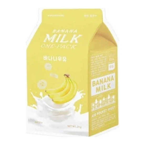 A PIEU Маска З Молочними Протеїнами та Екстрактом Банану A'pieu Banana Milk One Pack