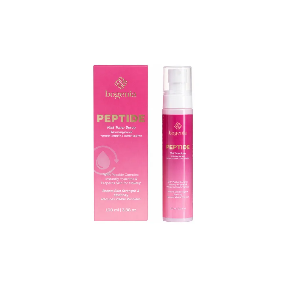 Bogenia Зволожуючий тонер-спрей з пептидами Peptide Mist Toner Spray