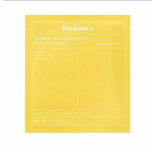 BIODANCE Radiant Vita Niacinamide Real Deep Mask 34 г
