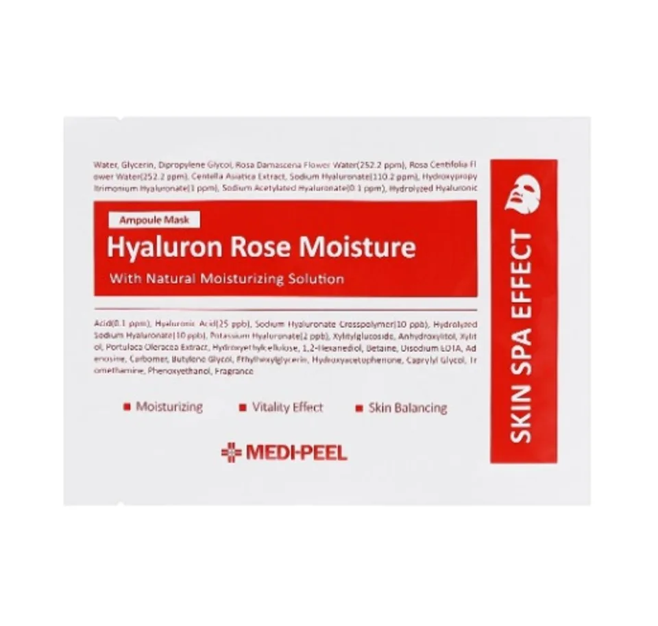 Medi-Peel MEDI PEEL Hyaluron Rose Moisture Ampoule Mask 30 мл