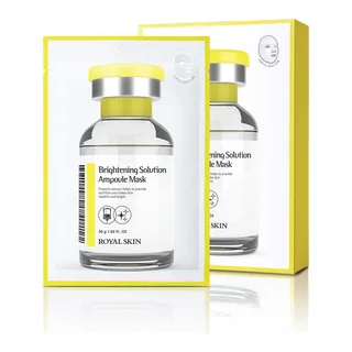 Royal Skin Вирівнююча тон ампульна маска для обличчя ROYAL SKIN Brightening Solution Ampoule Mask - 10 шт