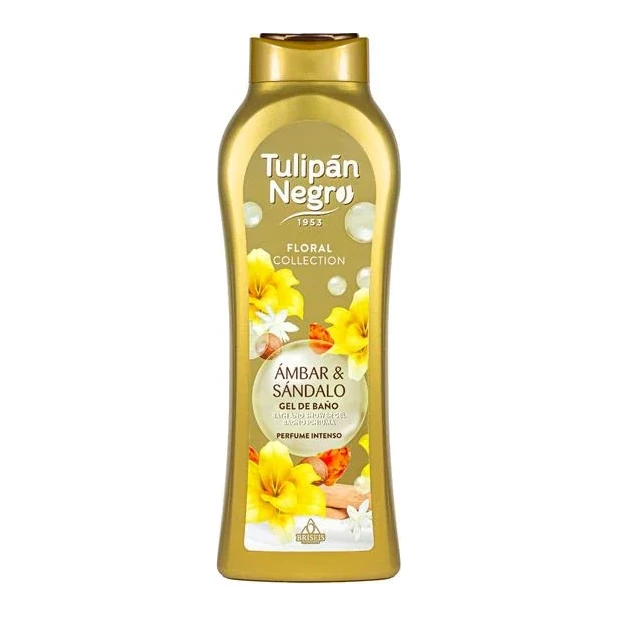 TULIPAN NEGRO Гель для душу Tulipan Negro Floral Амбра та сандал, 650 мл