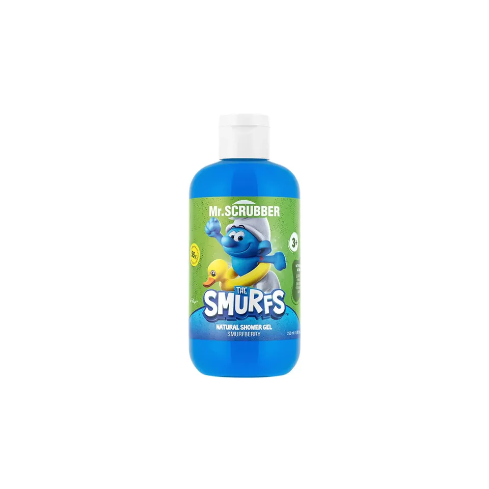 MR. SCRUBBER Натуральний дитячий гель для душу The Smurfs Smurfberry