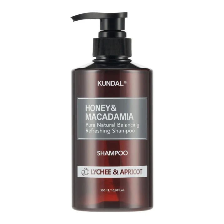 Kundal Honey & Macadamia Nature Shampoo Lychee&Apricot 500 мл