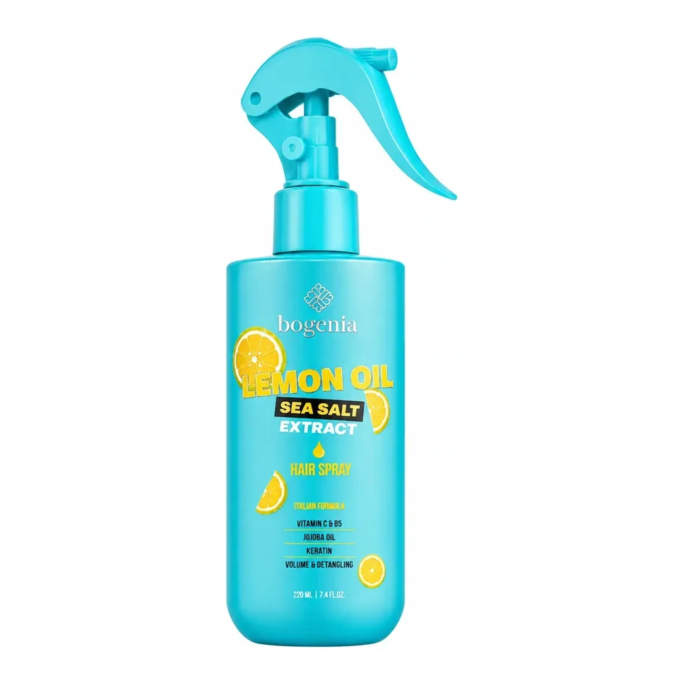 Bogenia Lemon Oil & Sea Salt Extract Hair Spray 220 мл