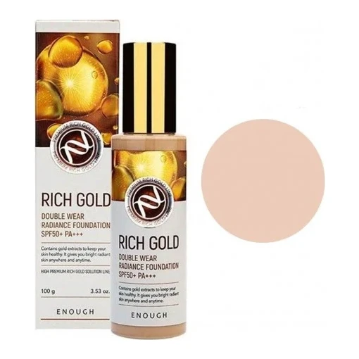 Enough Тональна Основа Омолоджувальна З Золотом Enough Rich Gold Double Wear Radiance Foundation #13 SPF50+
