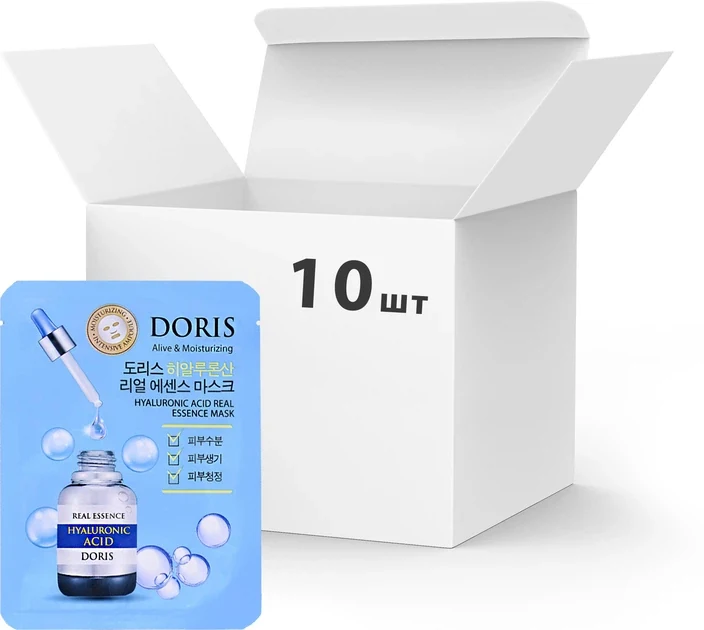 DORIS HYALURONIC ACID REAL ESSENCE MASK 25 мл