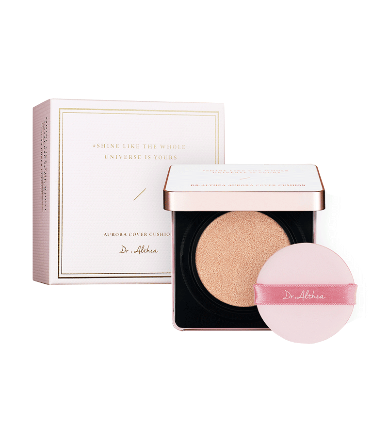 DR.ALTHEA Кушон тональний №21 DR. ALTHEA Aurora Cover Cushion SPF 50+, PA +++ (21) , 15гр х 2шт(змін блок)