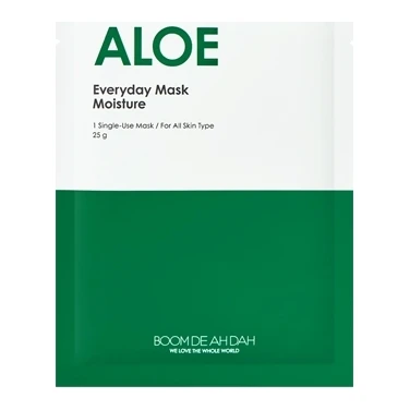 BOOMDEAHDAH Зволожуюча маска для обличчя з алое BOOMDEAHDAH Everyday Mask Aloe 25 г