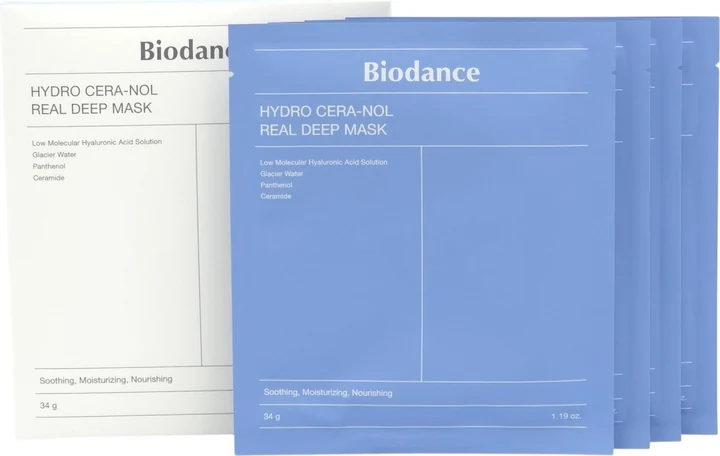 BIODANCE Гідрогелева маска Biodance Hydro Cera-Nol Real Deep Mask 1sheet