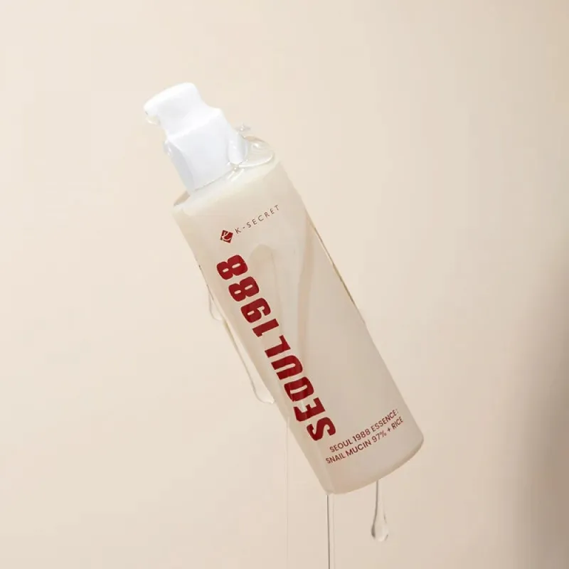 K-SECRET Seoul 1988 Essence: Snail Mucin 97% + Rice 100 мл