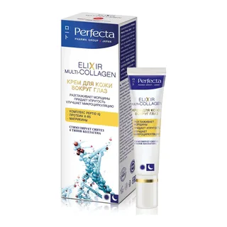 Perfecta Крем для шкіри навколо очей PERFECTA Elixir Multi-Collagen Under Eye Cream 15ml