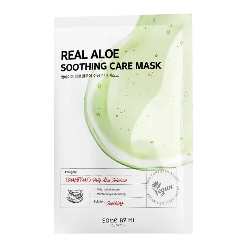 Some By Mi Real Aloe Soothing Care Mask 20 мл