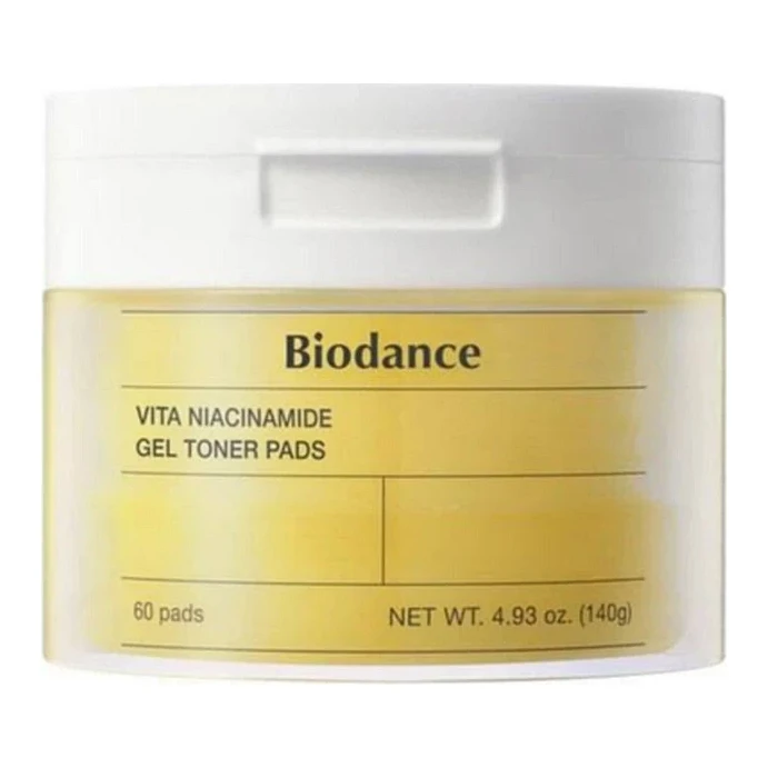 BIODANCE Vita Niacinamide Gel Toner Pad 60 шт