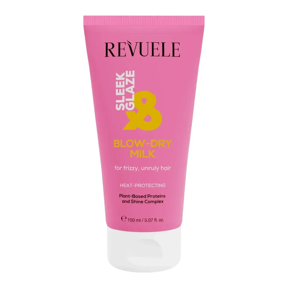 REVUELE Молочко для укладання волосся феном SLEEK & GLAZE, 150 мл