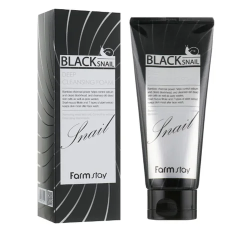 FarmStay Black Snail Deep Cleansing Foam