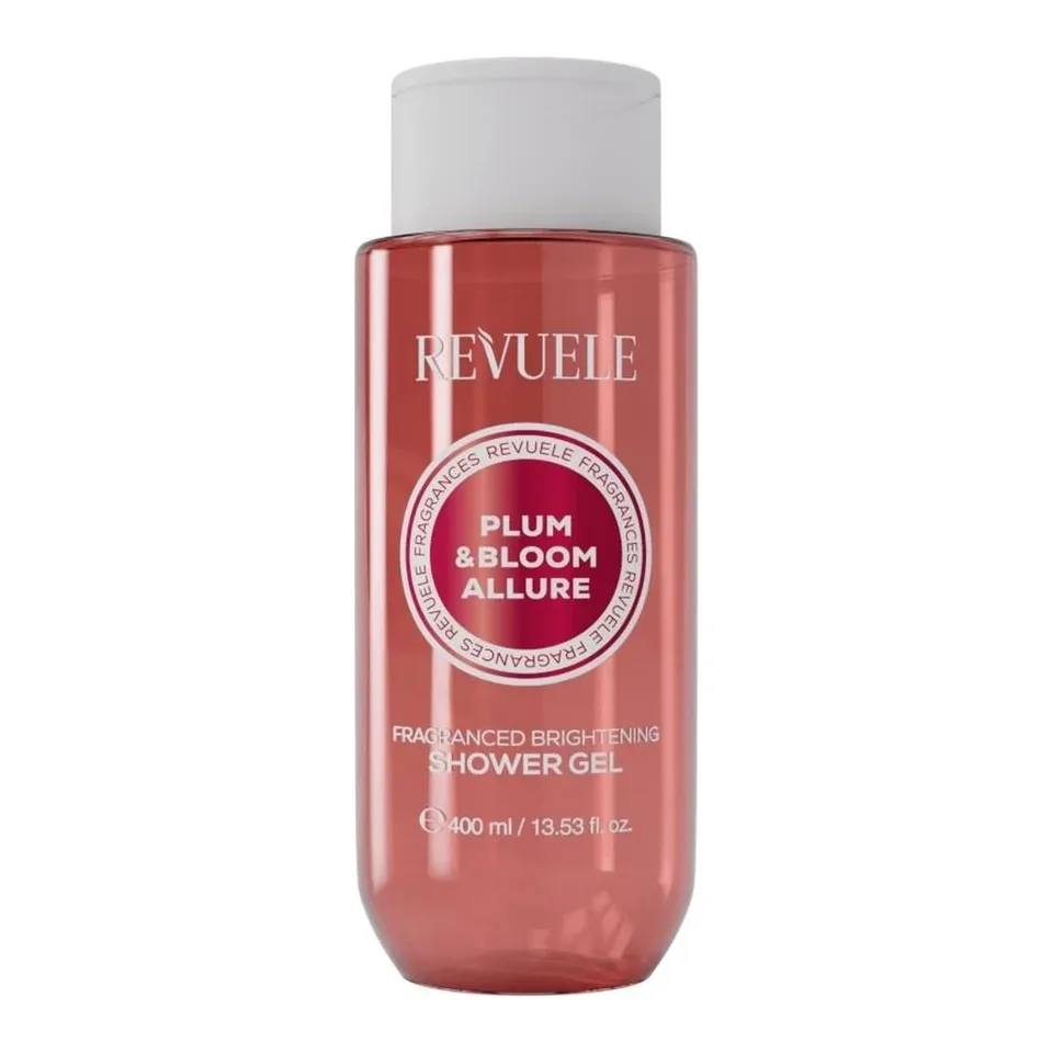 REVUELE Гель для душу парфумований освітлюючий PLUM & BLOOM ALLURE, 400 мл