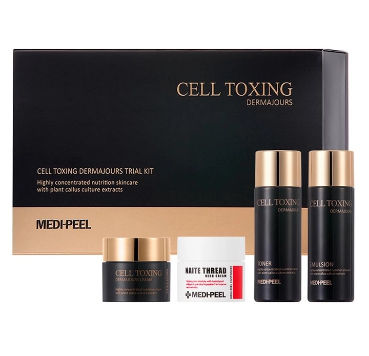 Medi-Peel Cell Toxing Dermajours Trial Kit (тонер/30ml+емульсія/30ml+крем 2шт x 10g) 30 мл