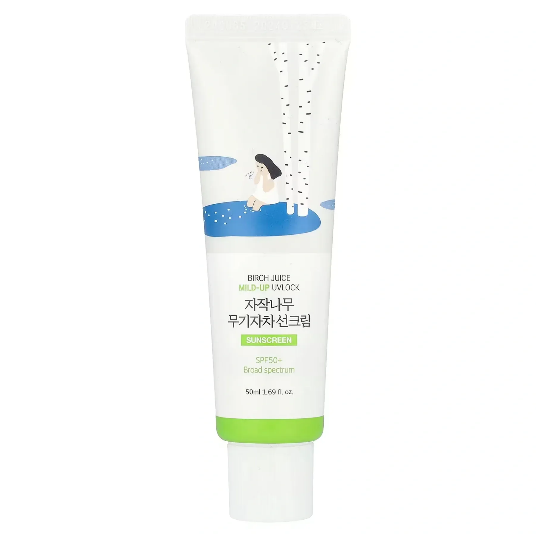 Round Lab Birch Juice Moisturizing Mild-Up Sunscreen SPF 50