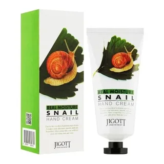 Jigott Real Moisture Snail hand cream 100 мл