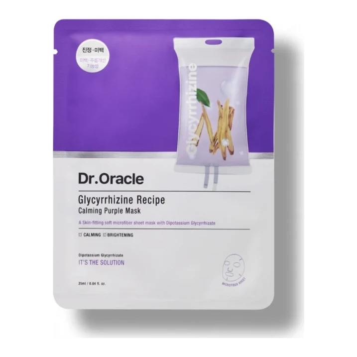 DR. ORACLE Glycyrrhizine Recipe Calming Purple Mask 1 шт.